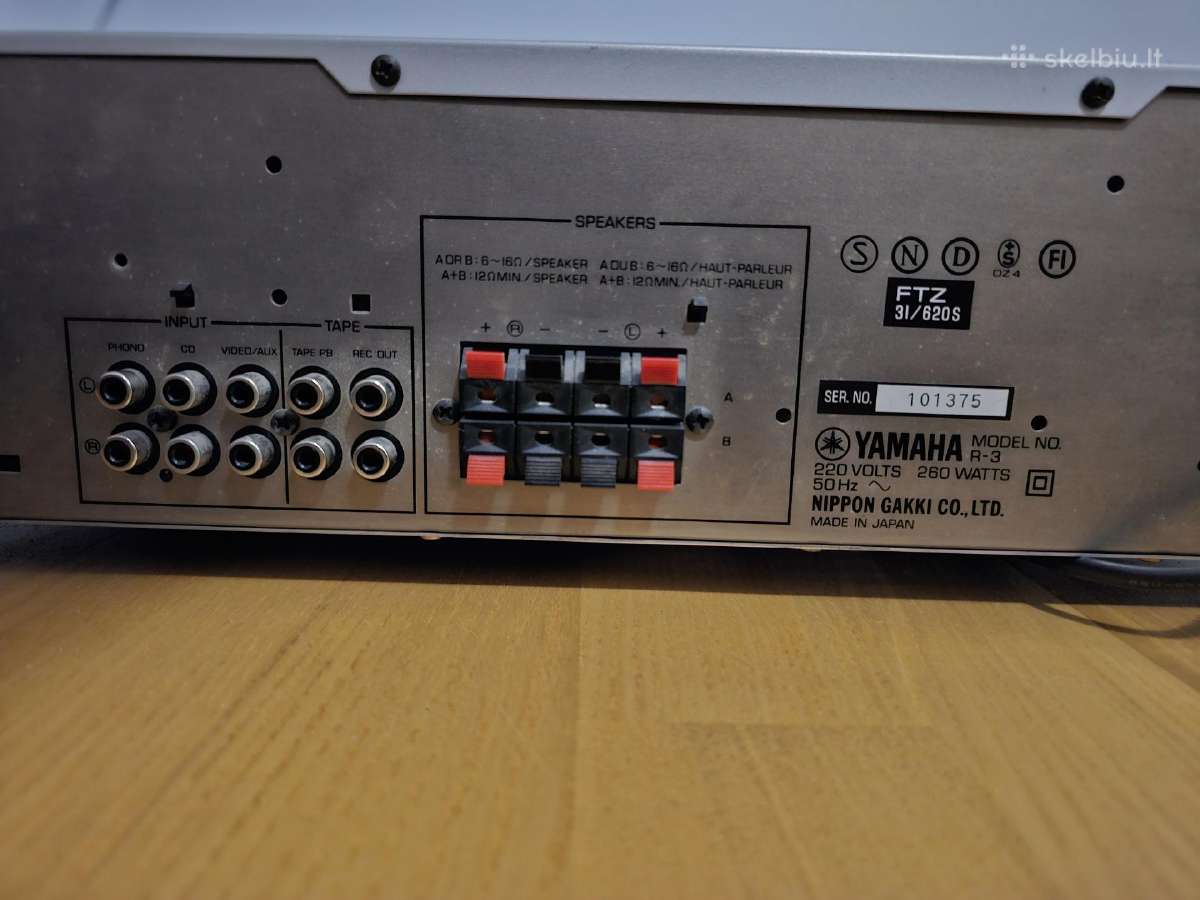 Yamaha resyveris R-3 - nuotraukos Nr. 4
