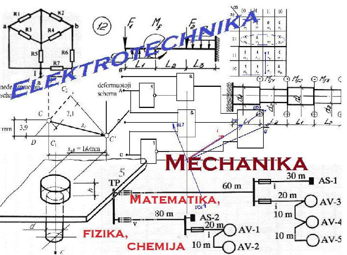 Matematika, fizika, elektra, mechanika, chemija, - nuotraukos Nr. 2