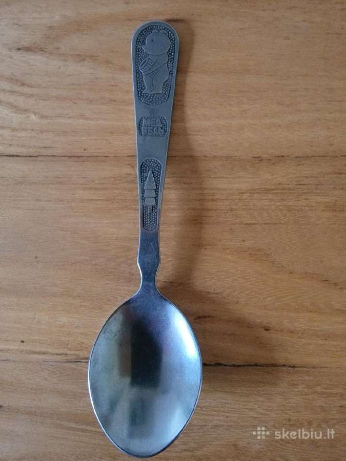 Vaikiškas tarybinių laikų šaukštas "Meškutis" - nuotraukos Nr. 4