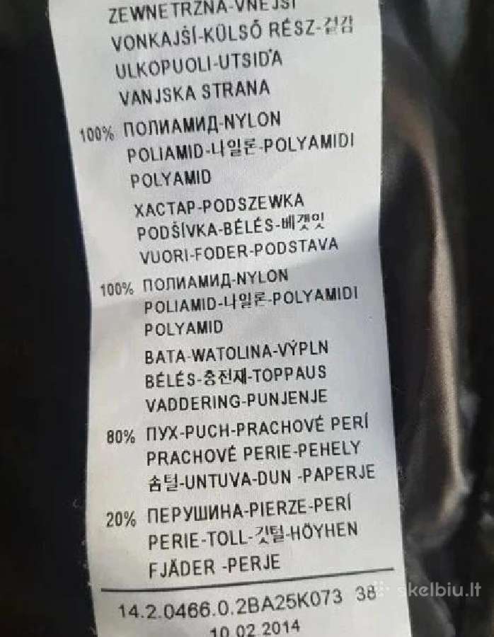 Pūkinė lengva Benetton striukė/paltas - nuotraukos Nr. 6
