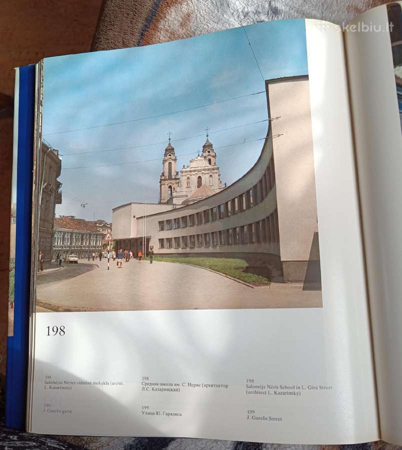 Knyga "Vilniaus architektūra" 1982m - nuotraukos Nr. 7