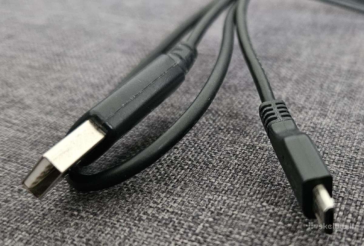 Duomenų perdavimo,krovimo laidas Usb ir Mini Usb - nuotraukos Nr. 4