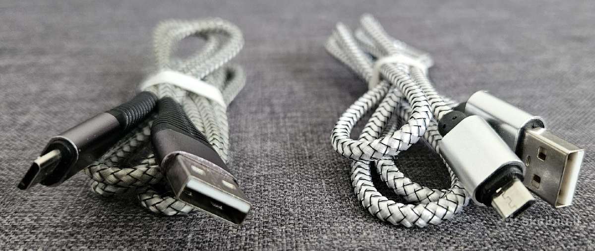 Dumenų perdavimo, pakrovimo laidas Usb ir Mini Usb