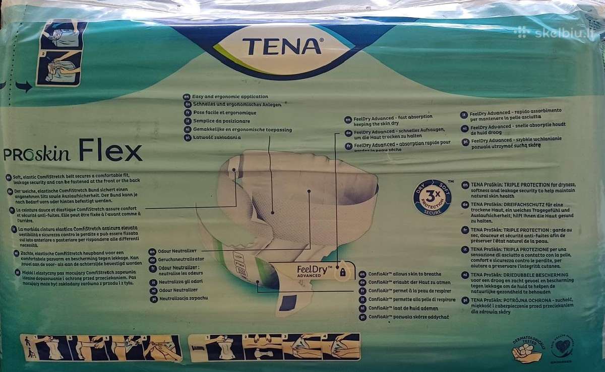 Tena sauskelnės Flex Plus, L dydis