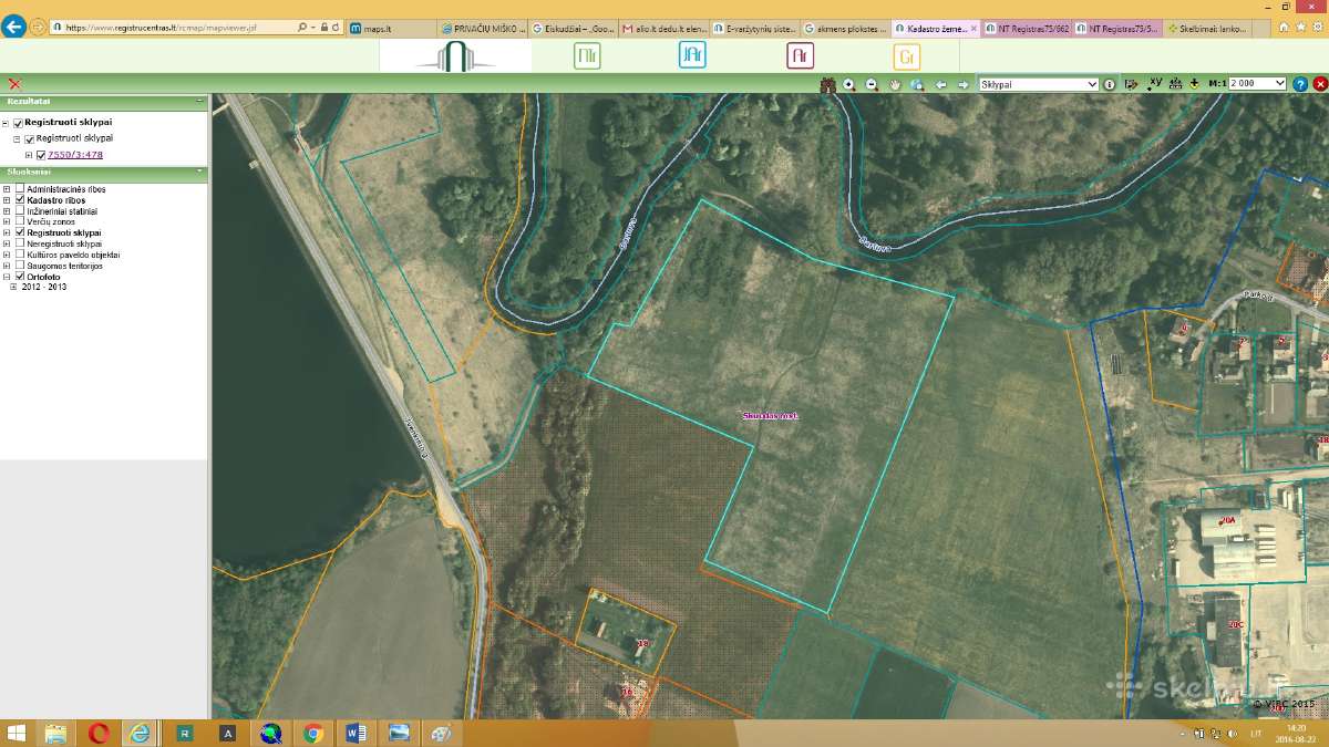 4,40 ha. Skuode prie Upės Bartuva namams statyti - nuotraukos Nr. 2