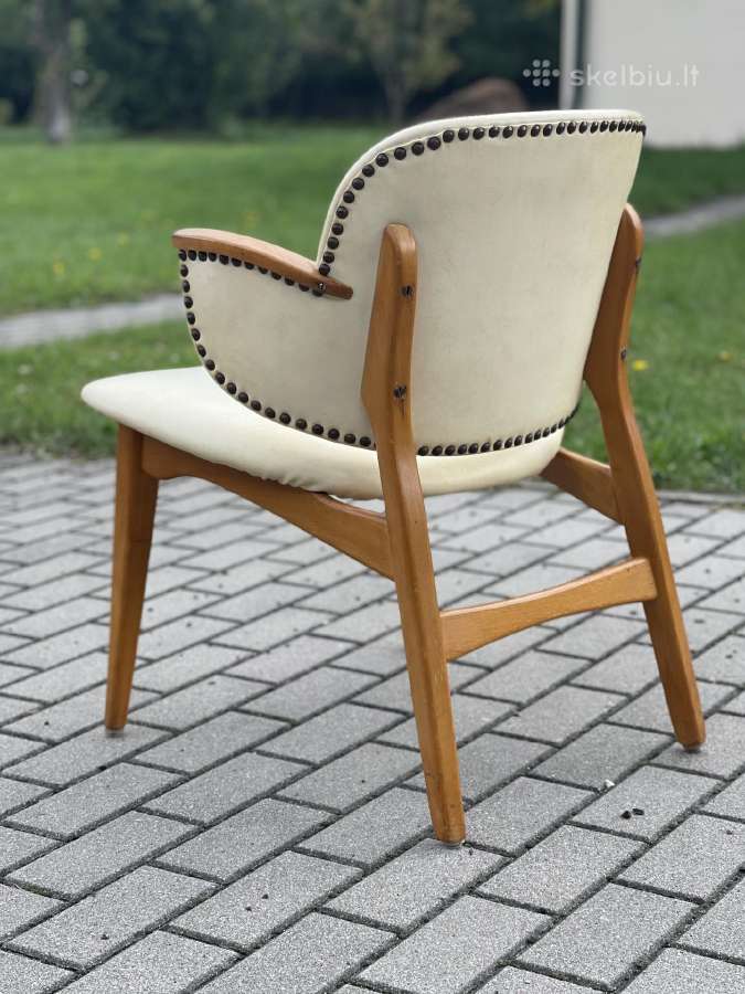 Mid century labai retas kreslas Winnie - nuotraukos Nr. 2