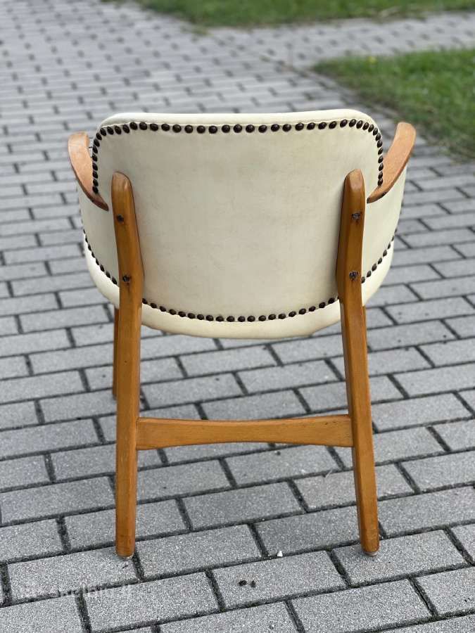 Mid century labai retas kreslas Winnie - nuotraukos Nr. 3
