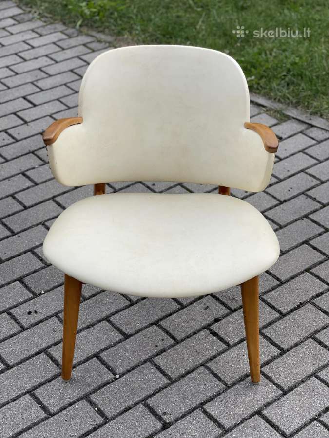 Mid century labai retas kreslas Winnie - nuotraukos Nr. 5