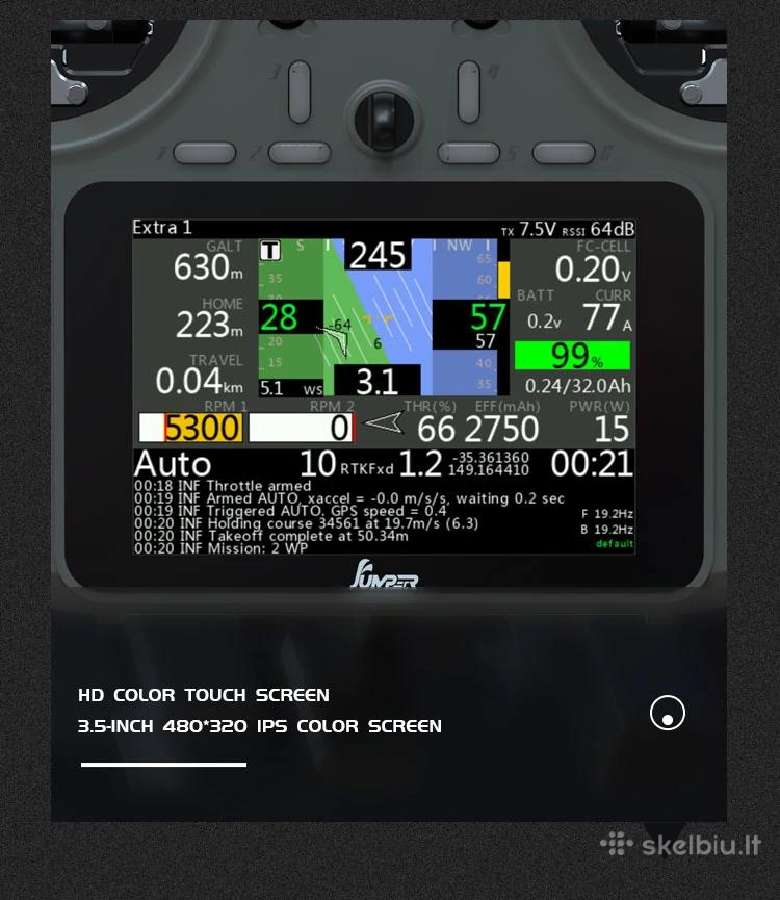 Nauji Jumperrc T15 Elrs 1000mw valdymo pultai CNC - nuotraukos Nr. 12
