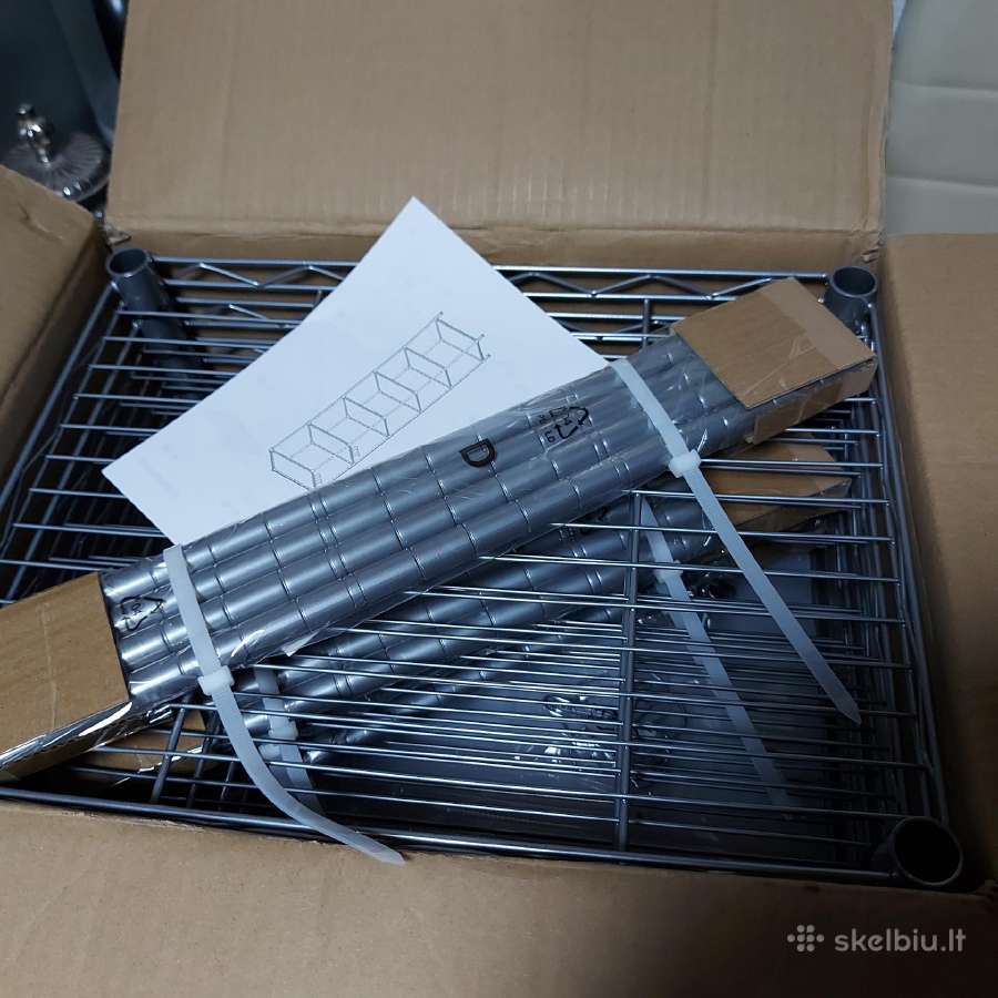 Įvairios naujos pastatomos metalinės lentynos - nuotraukos Nr. 10