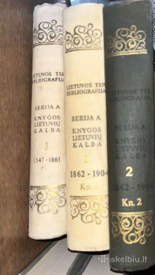 Lietuvos Tsr Bibliografija. Serija A (1-2 T)