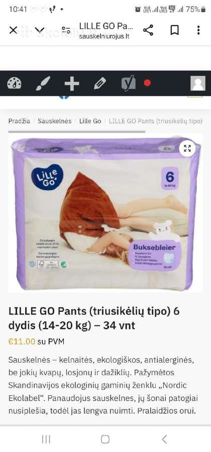 Sauskelnės, skalbimo priemonės,buitinė chemija - nuotraukos Nr. 12