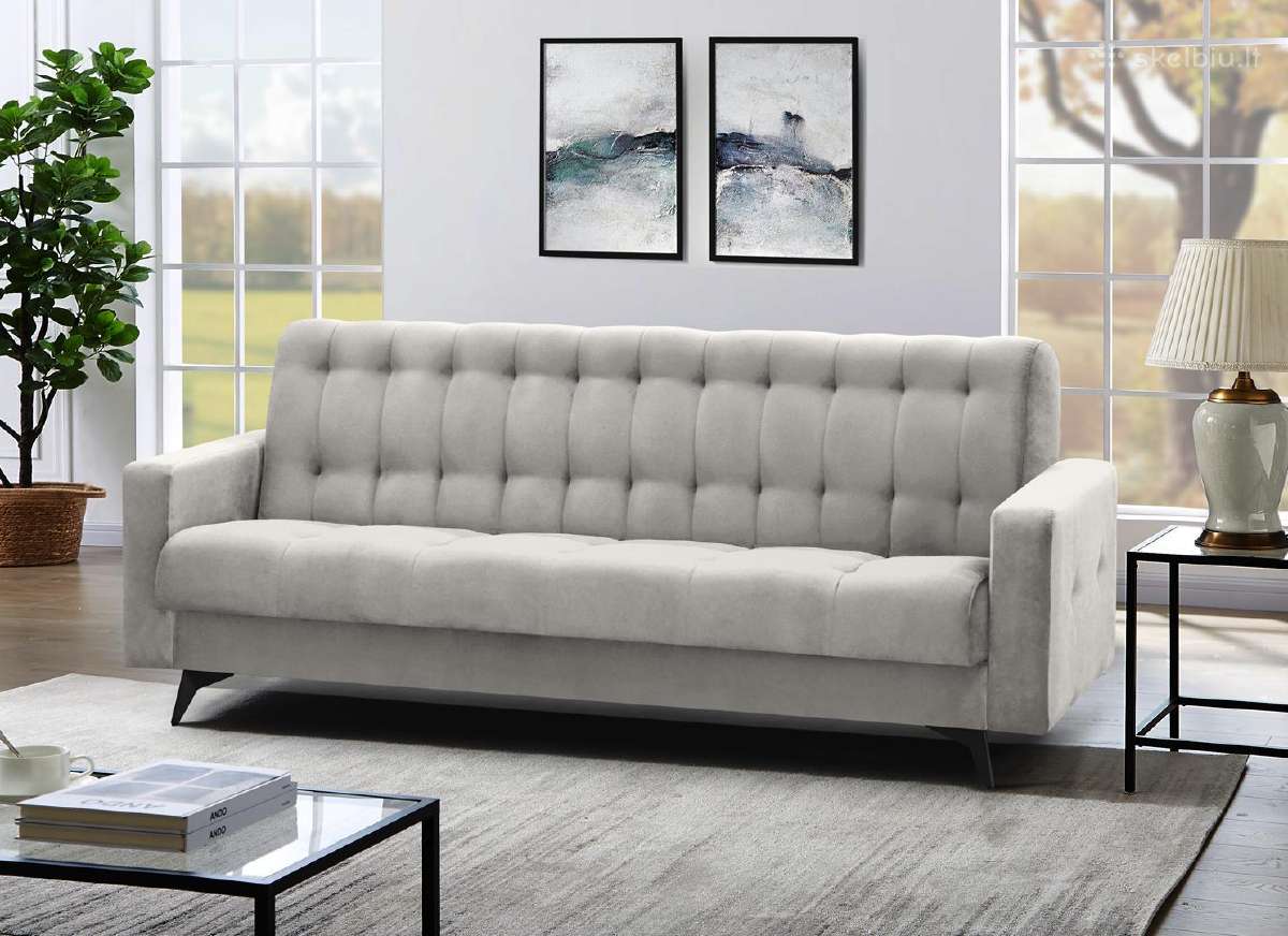 Minkšta sofa-lova "Gemi" su dėže patalynei - nuotraukos Nr. 7