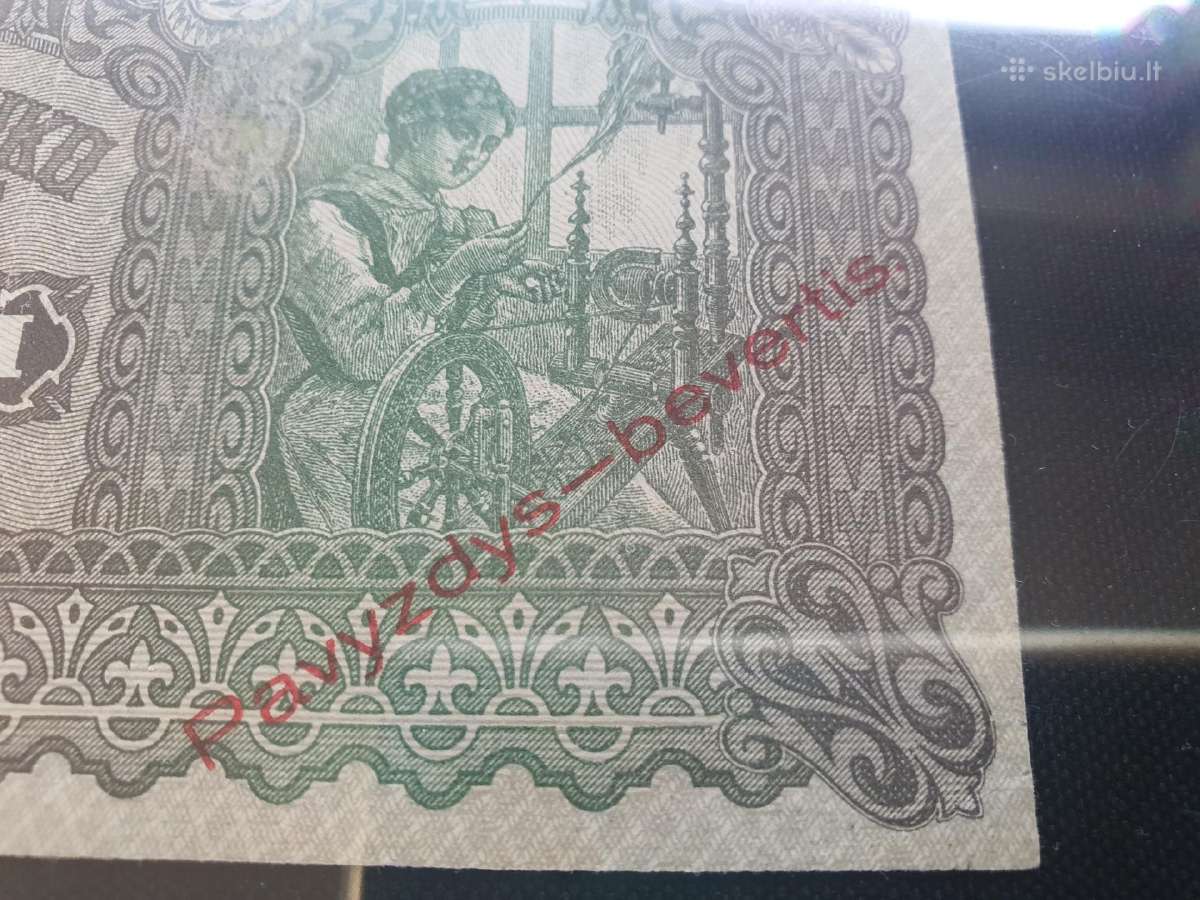 Lietuva 5 lt 1922 lapkričio Pavyzdys Pmg40 - nuotraukos Nr. 3