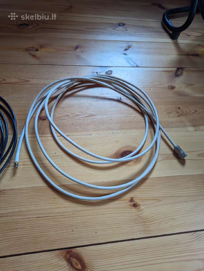2x Antenų prailginimo laidas, N-male į Sma, 5m