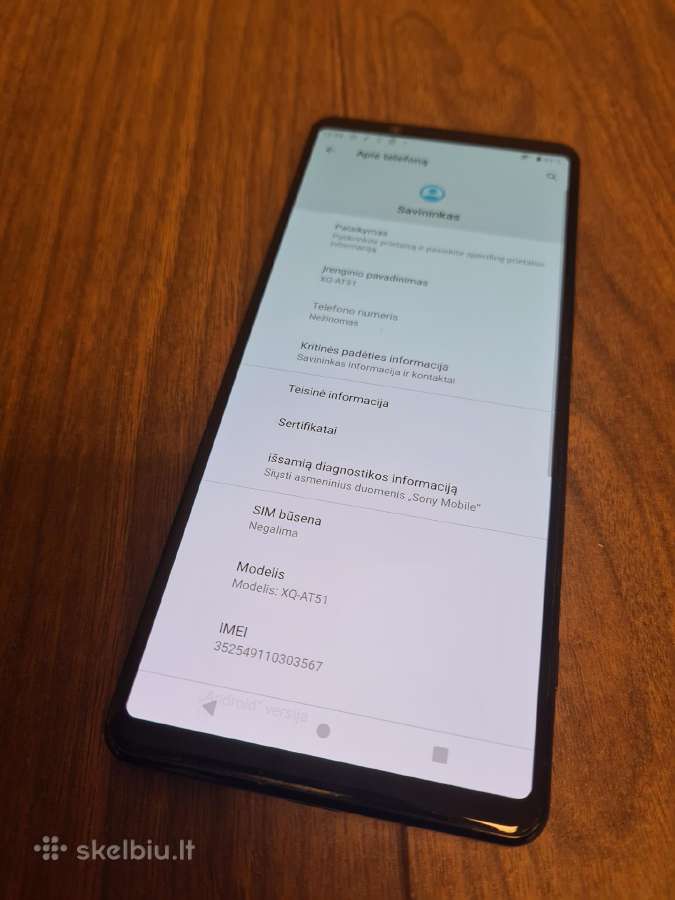 Sony Xperia 1 II 5G 8/256gb + 3 mėn. garantija - nuotraukos Nr. 5
