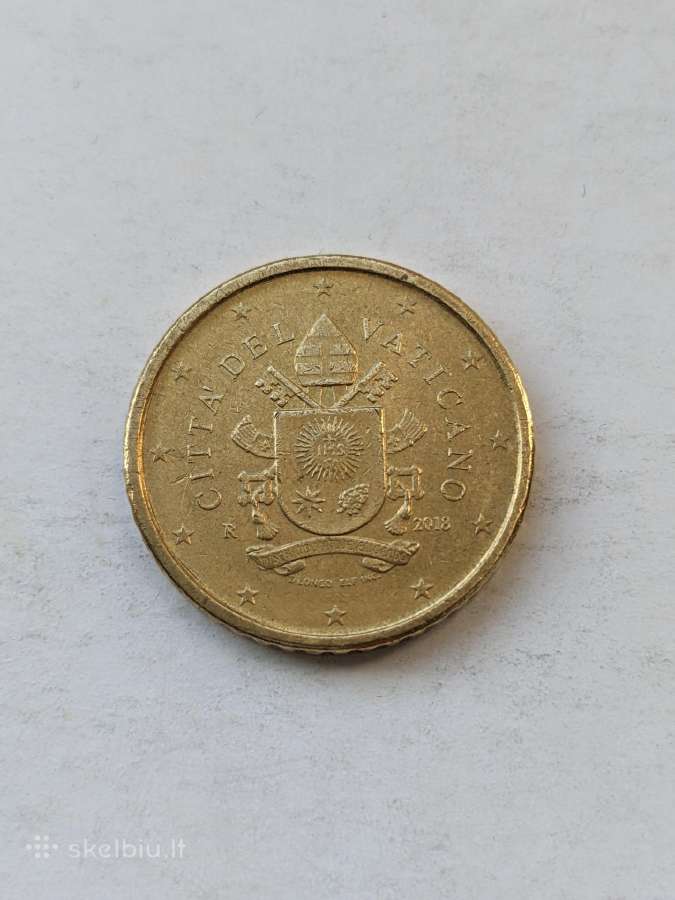 Vatikanas 2018m. 50 centų