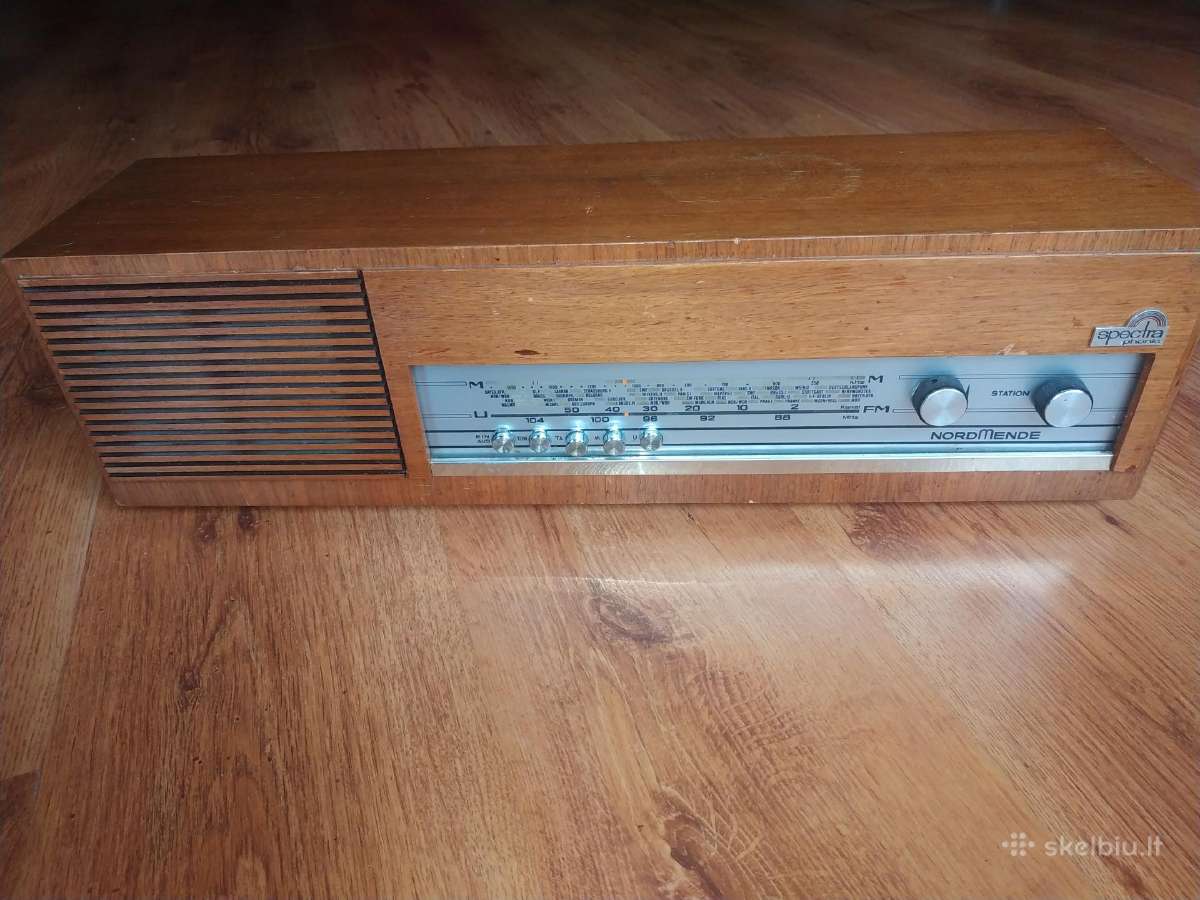 Radija radijo imtuvas nordmende specra radio imtuv