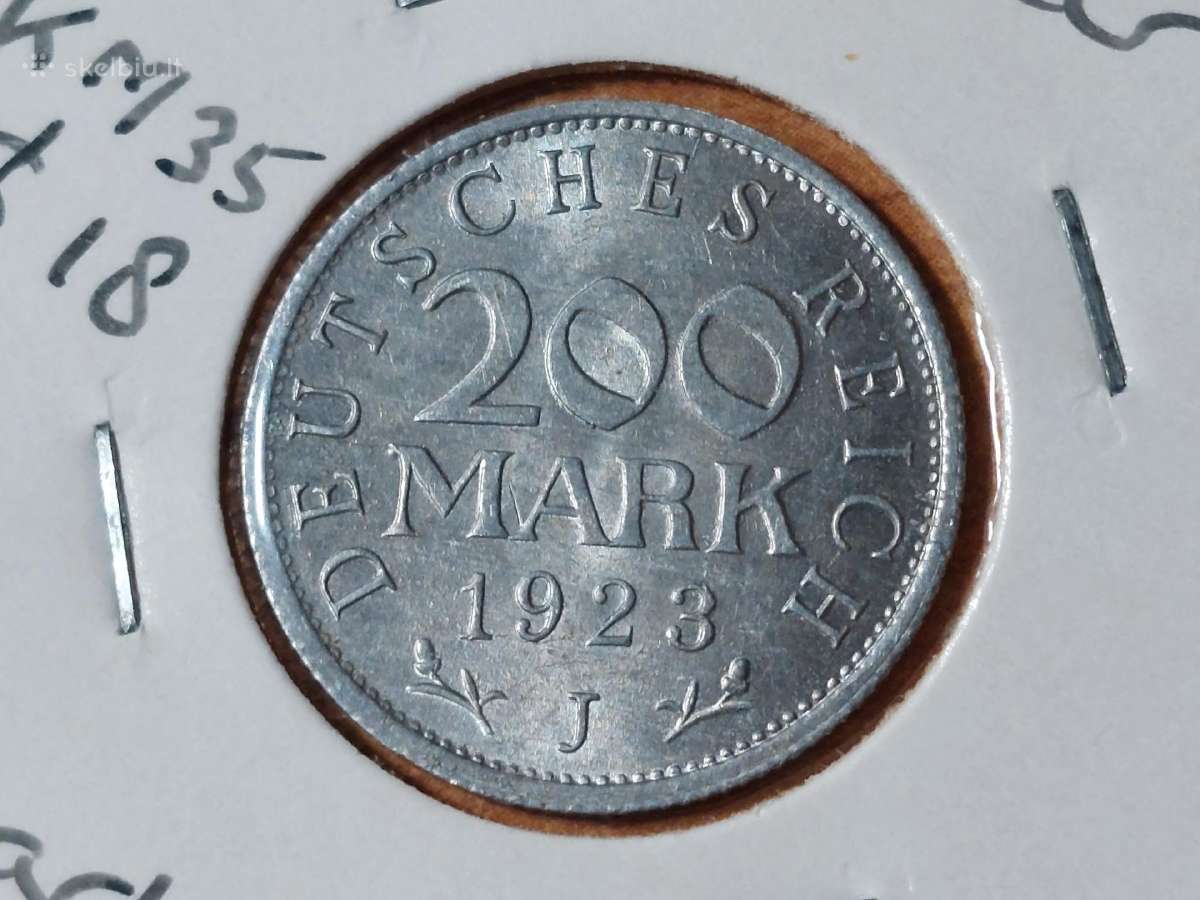 Vokietija 200 mark 1923 J