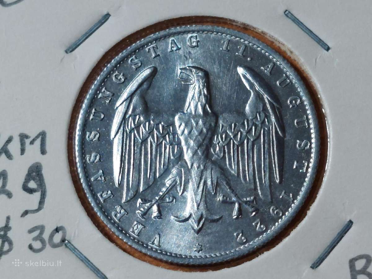 Vokietija 3 mark 1922 J - nuotraukos Nr. 2