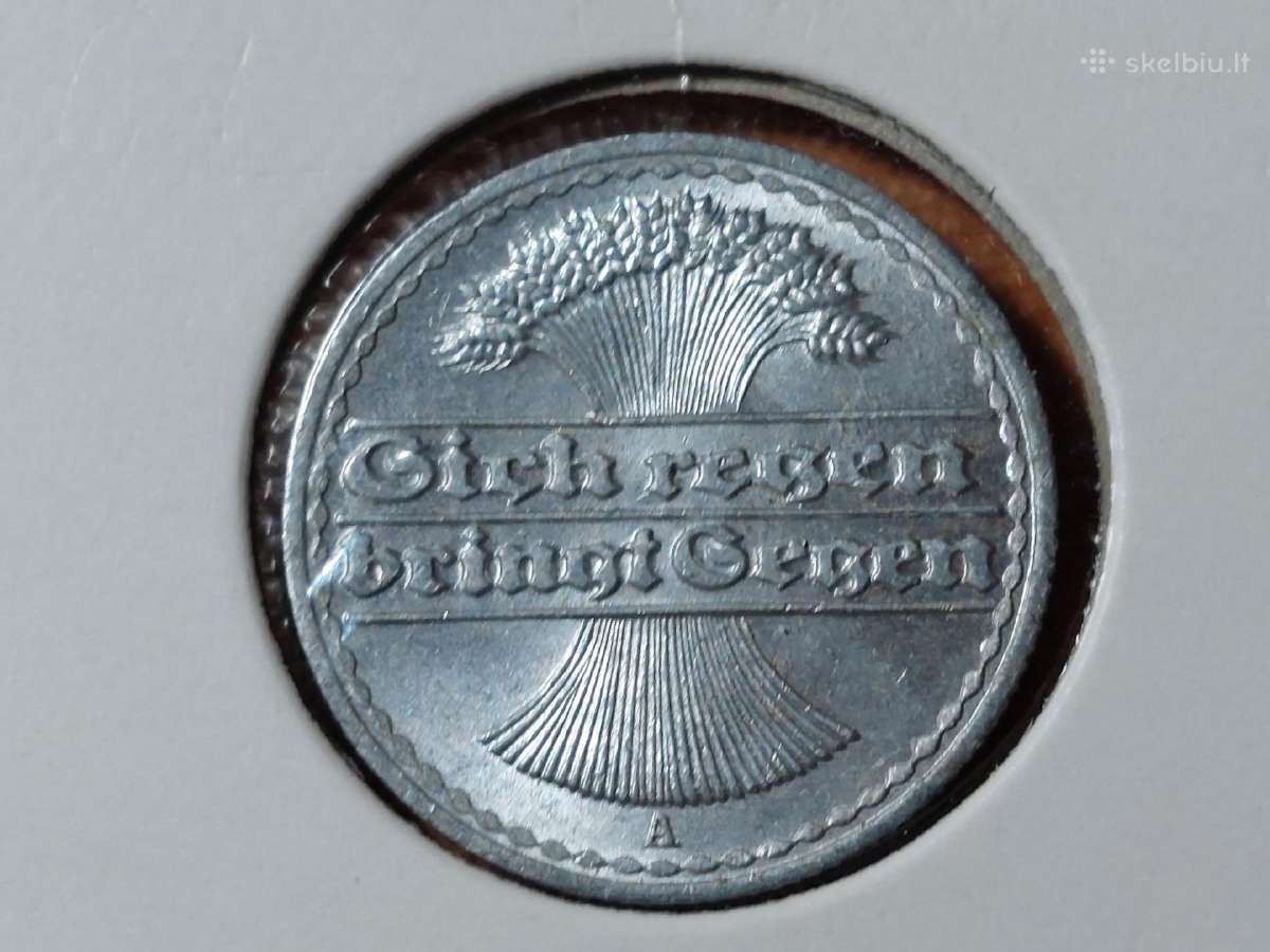 Vokietija 50 pfennig 1922 A - nuotraukos Nr. 2