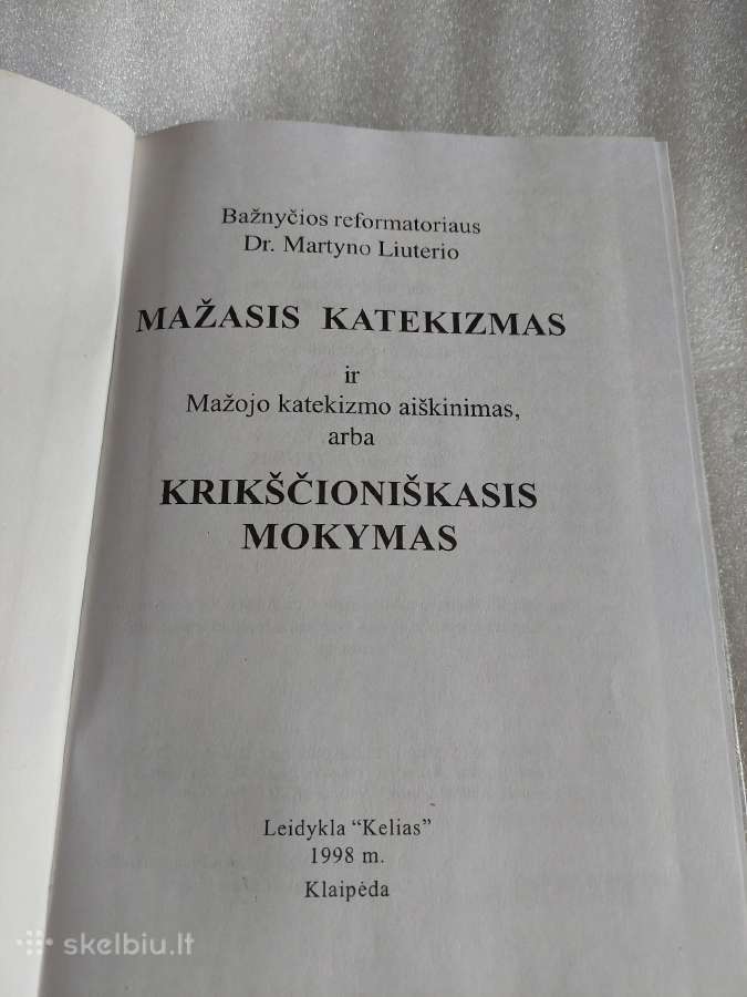 Mažasis katekizmas ir krikščioniškasis mokymas - nuotraukos Nr. 2