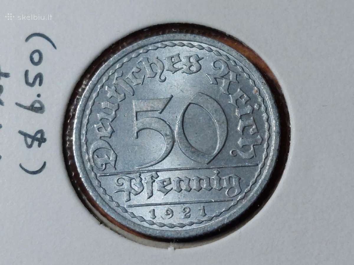 Vokietija 50 pfennig 1921 A