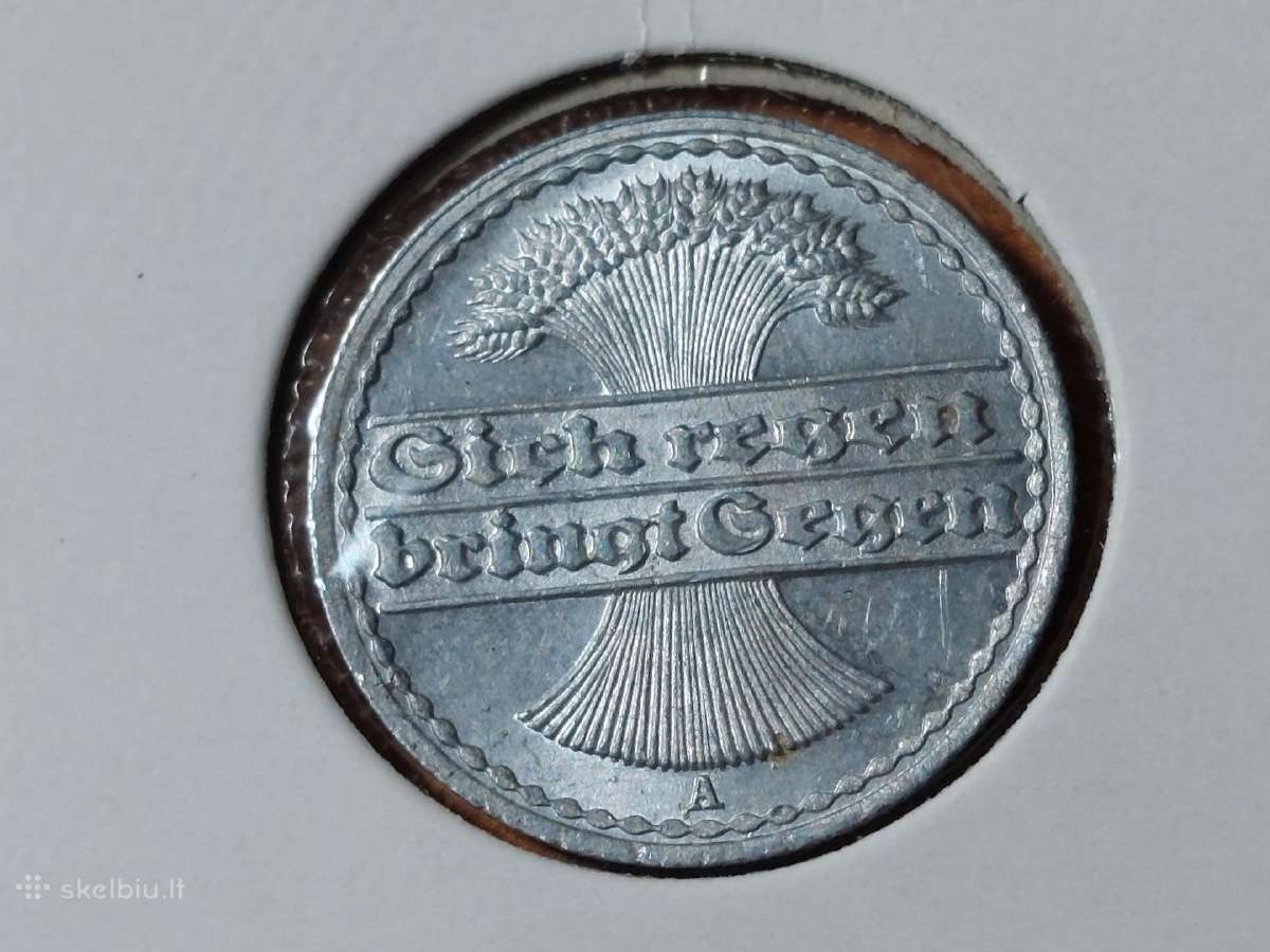 Vokietija 50 pfennig 1921 A - nuotraukos Nr. 2