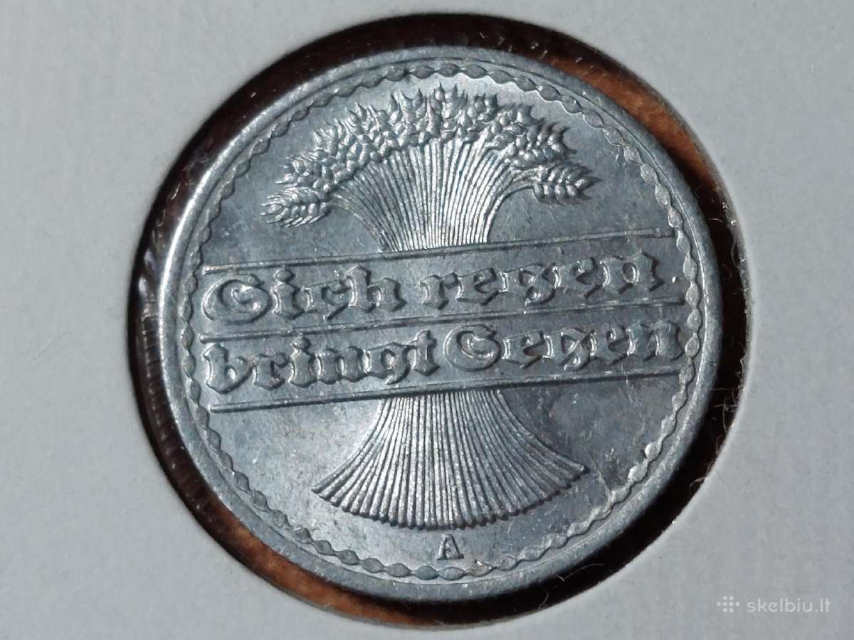 Vokietija 50 pfennig 1920 A - nuotraukos Nr. 2