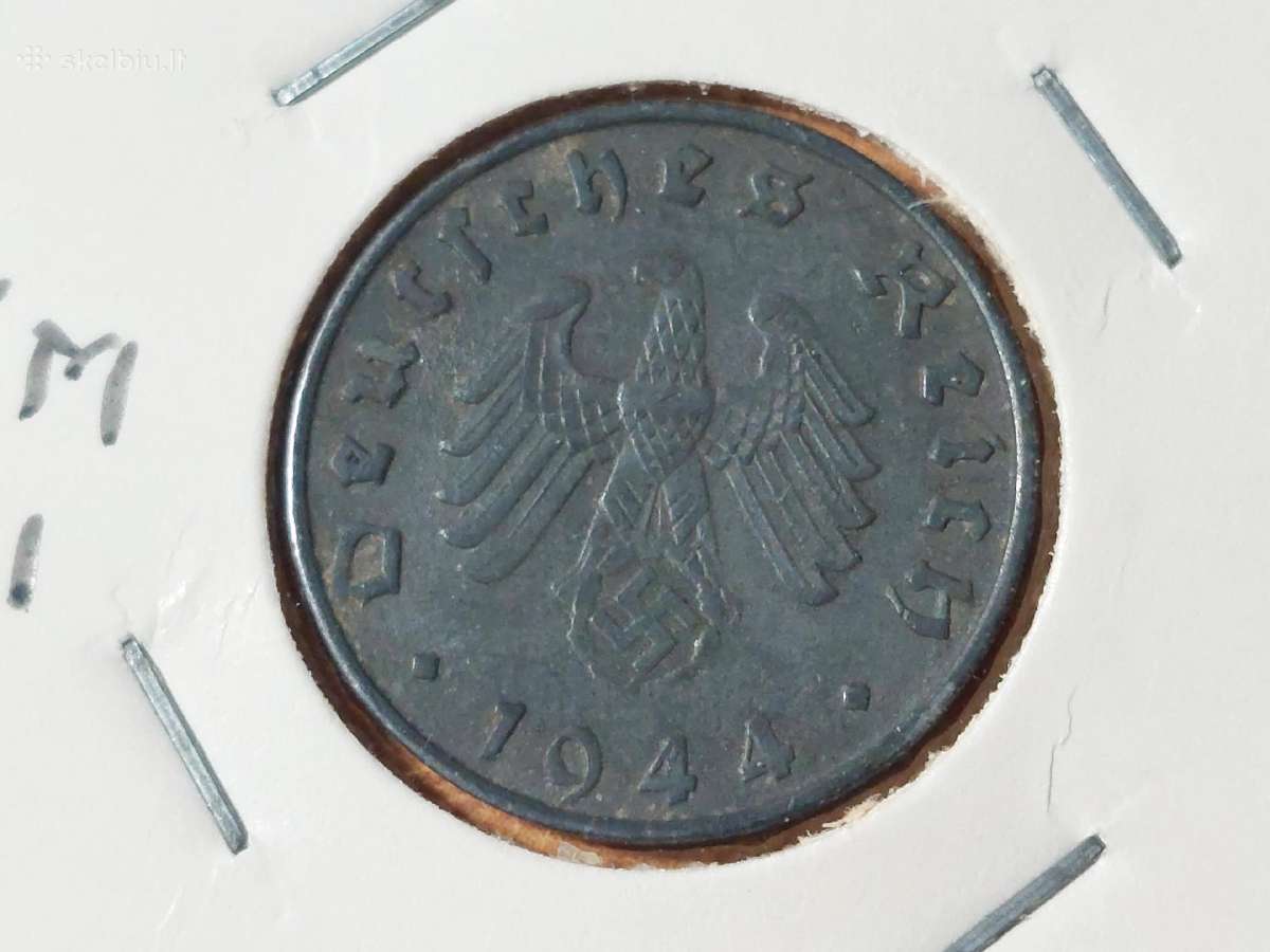 Vokietija 10 pfennig 1944 B - nuotraukos Nr. 2