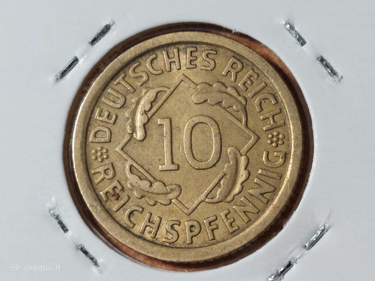 Vokietija 10 pfennig 1935 J