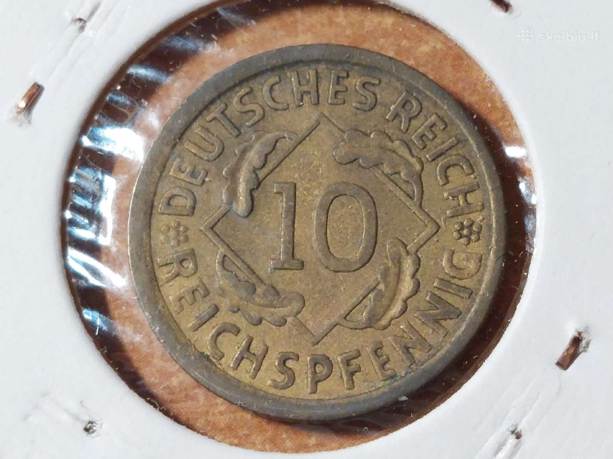 Vokietija 10 pfennig 1935 A