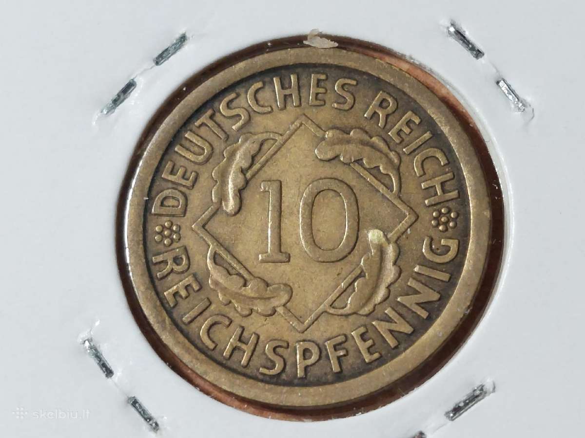 Vokietija 10 pfennig 1935 A