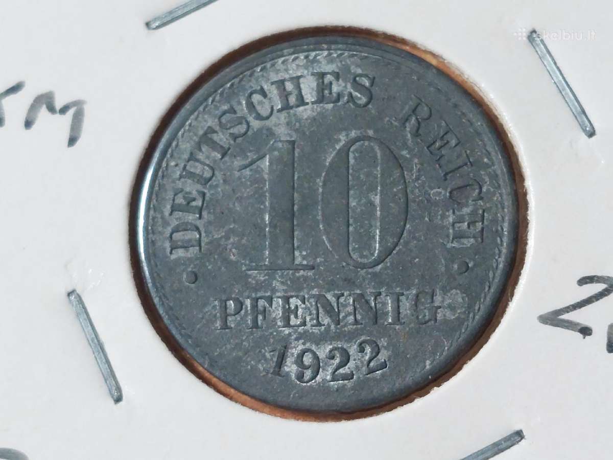 Vokietija 10 pfennig 1922