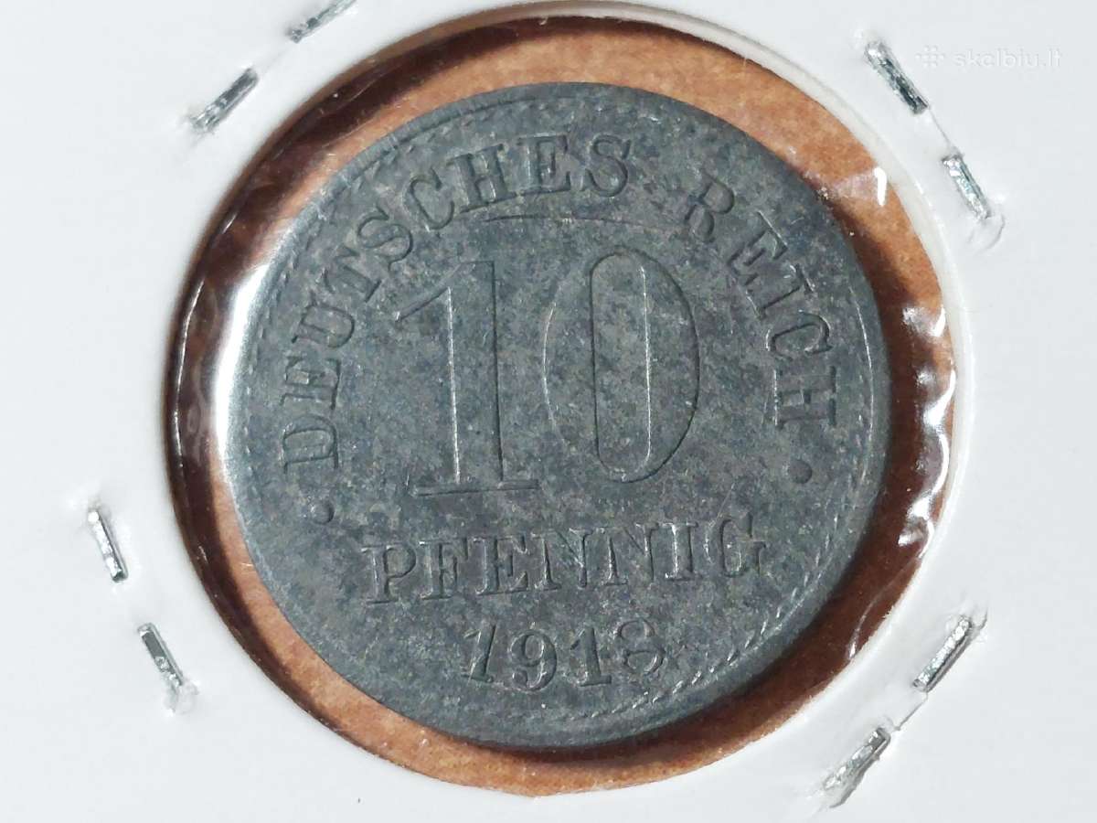 Vokietija 10 pfennig 1918
