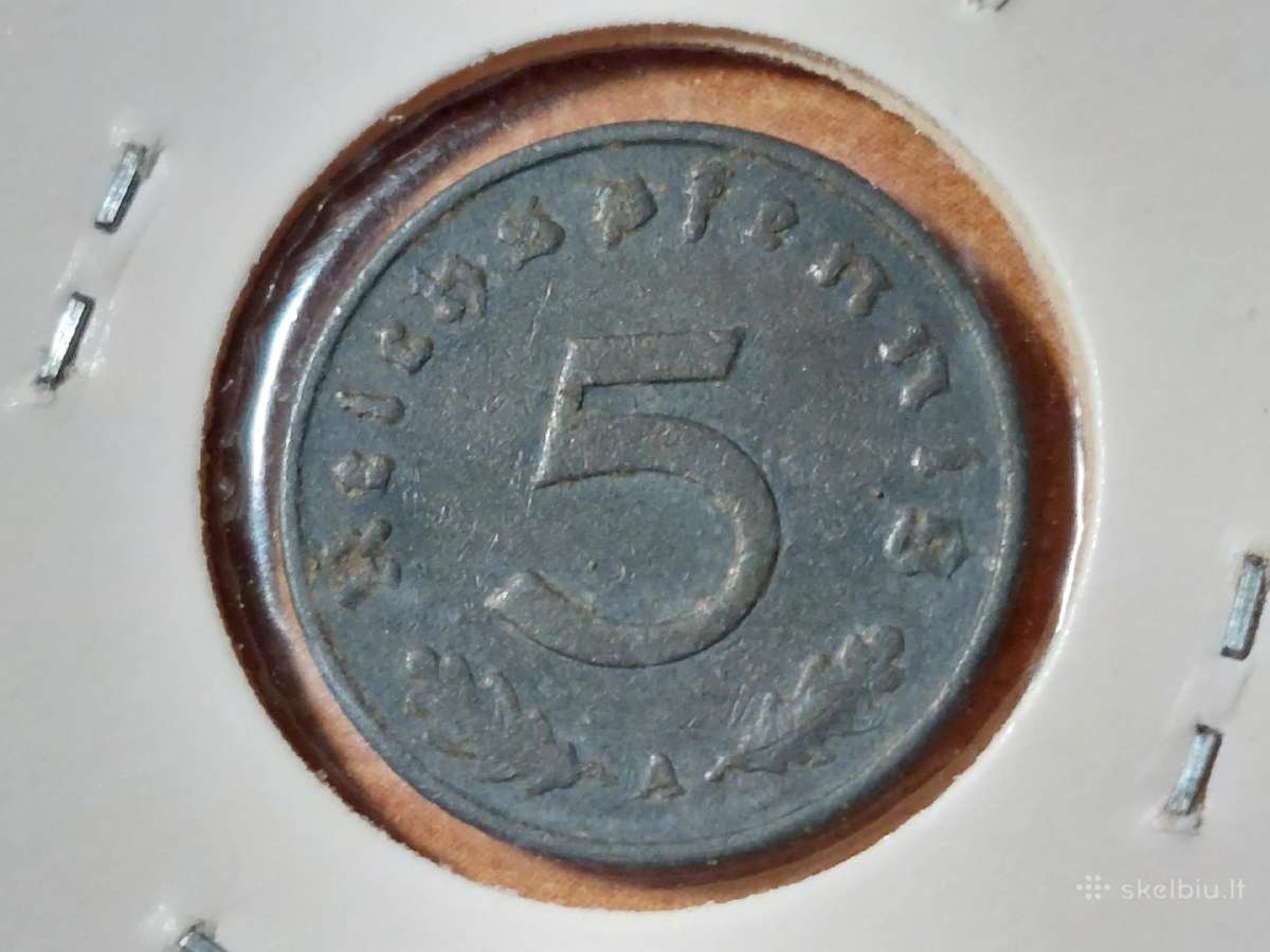 Vokietija 5 pfennig 1942 A