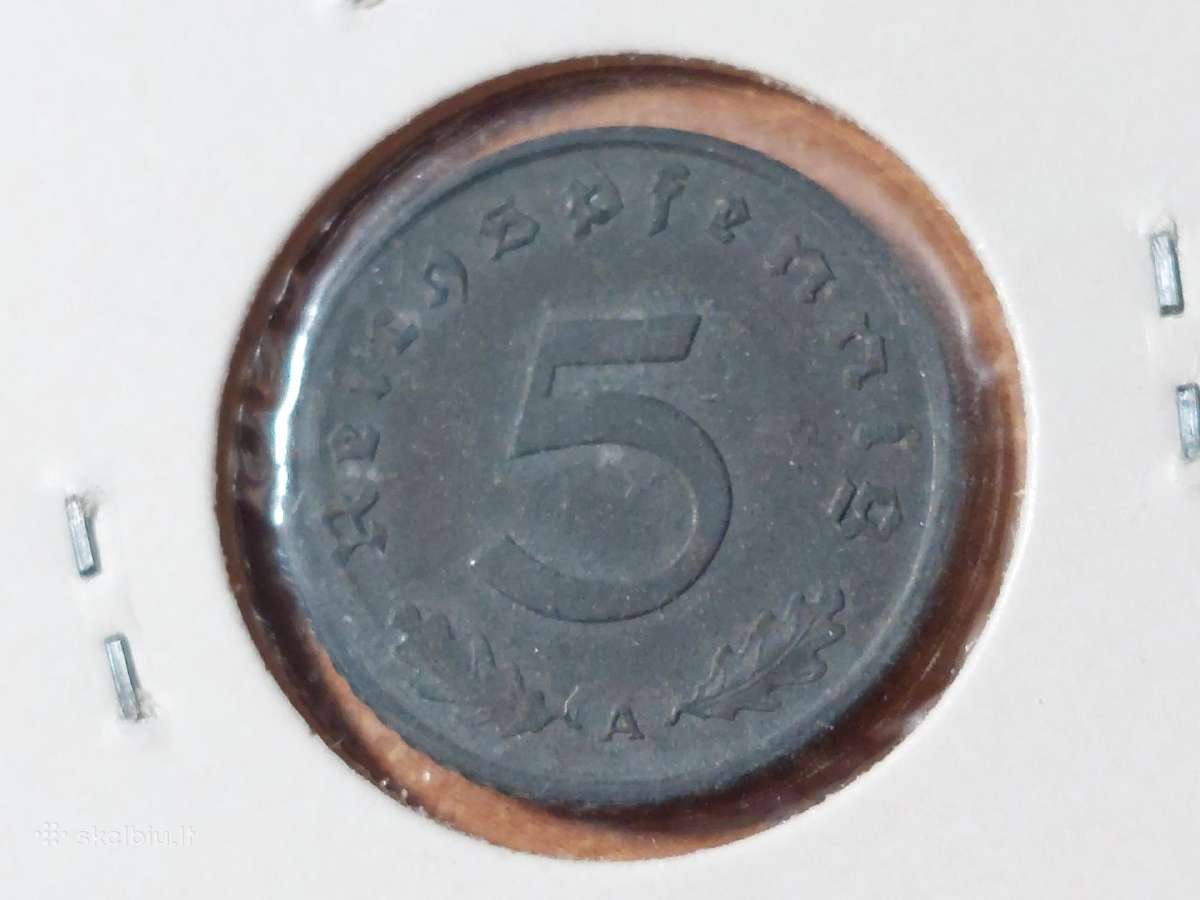 Vokietija 5 pfennig 1941 A