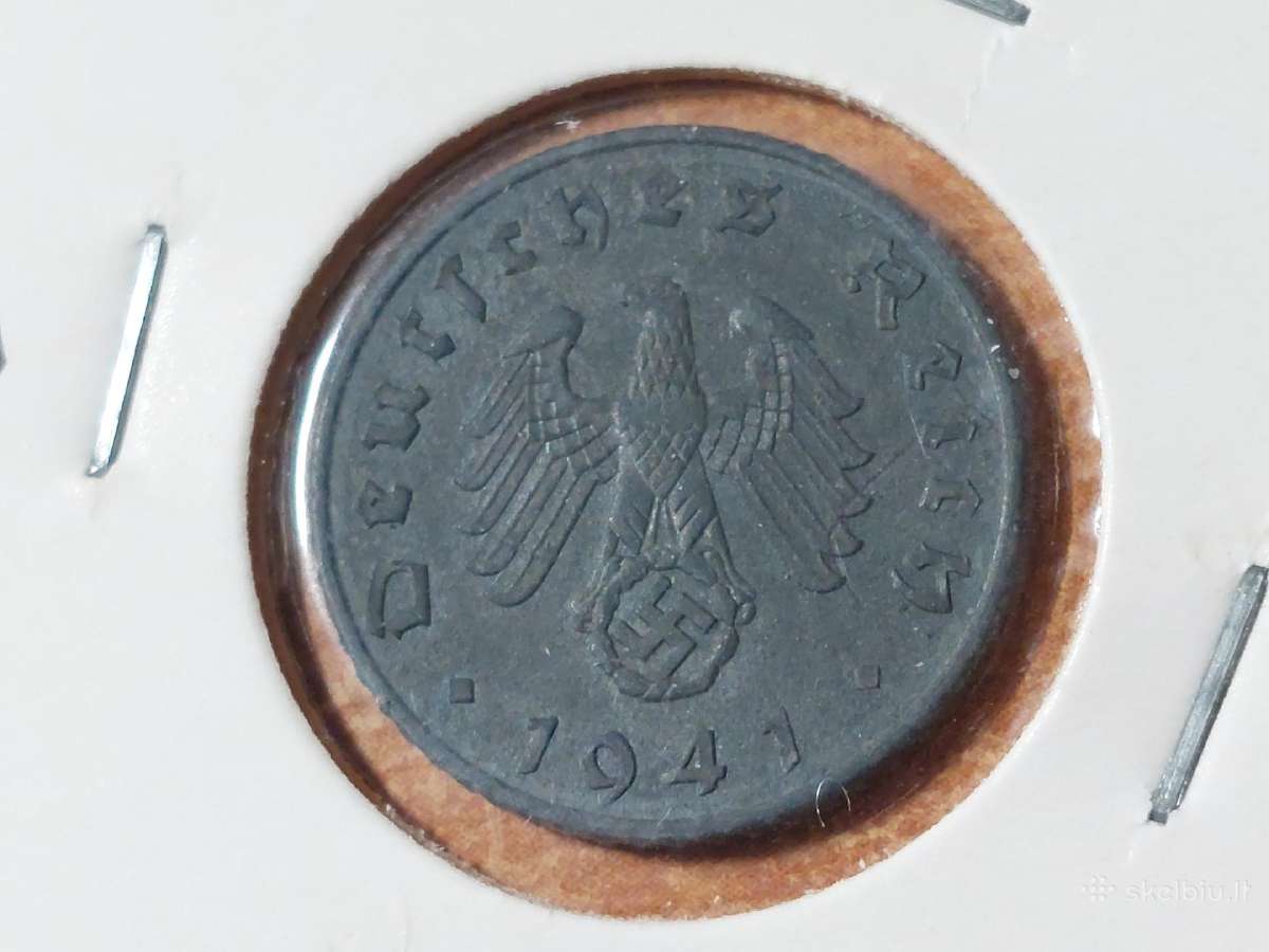 Vokietija 5 pfennig 1941 A - nuotraukos Nr. 2