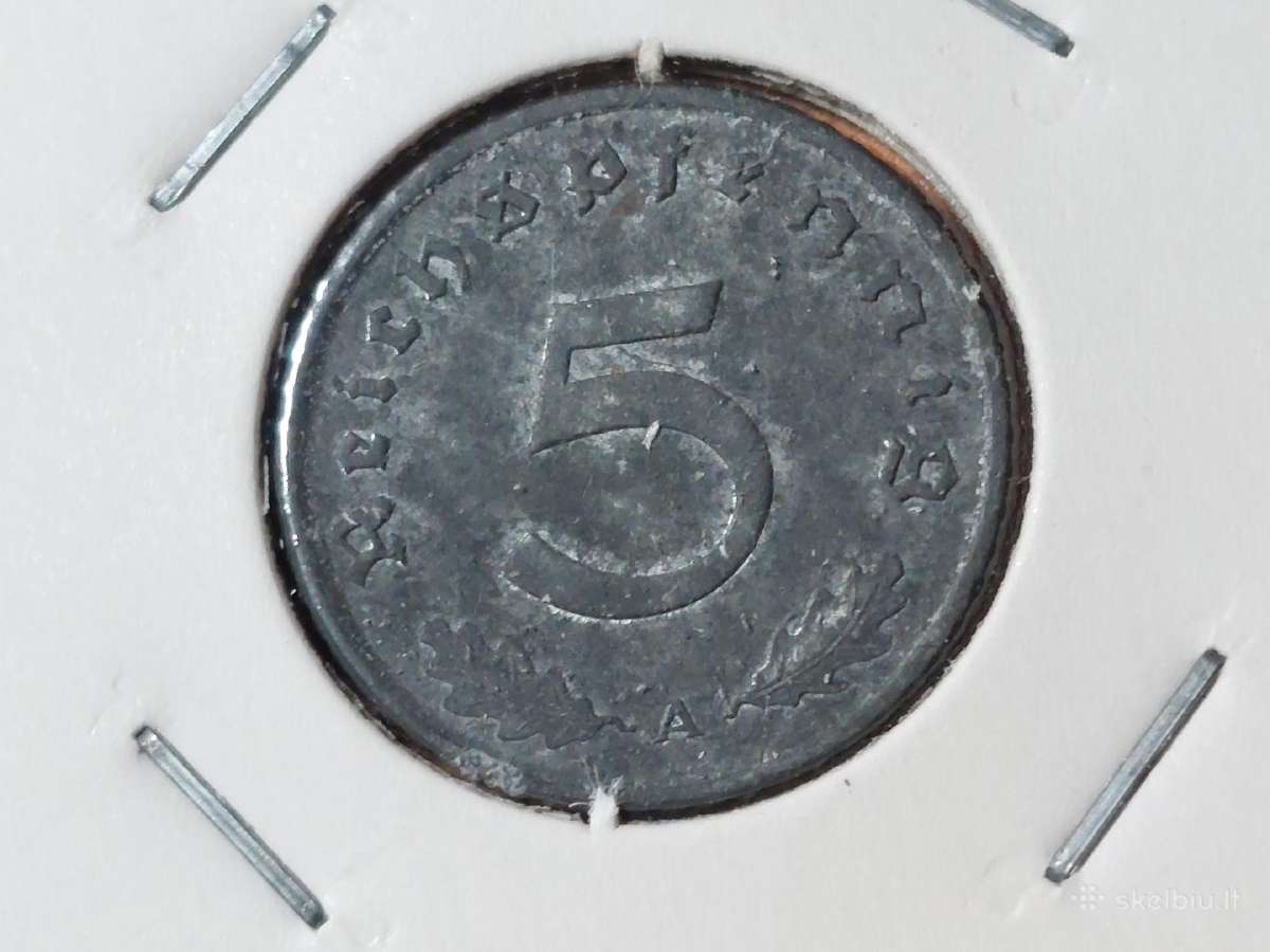 Vokietija 5 pfennig 1940 A