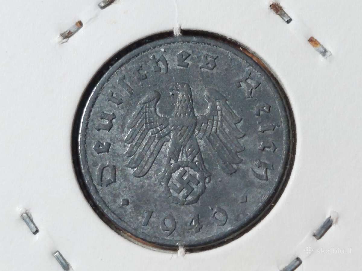 Vokietija 5 pfennig 1940 A - nuotraukos Nr. 2