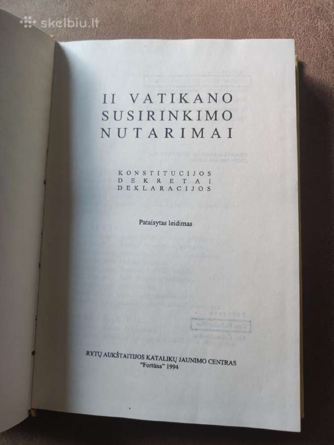 II Vatikano susirinkimo nutarimai - nuotraukos Nr. 2