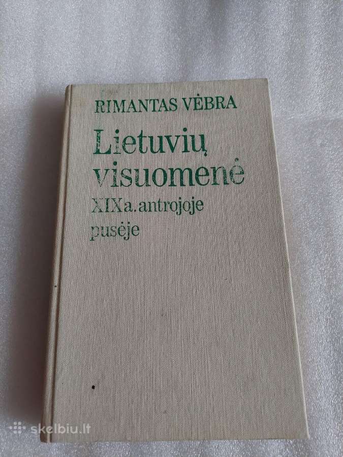 Lietuvių visuomenė 19a. antrojoje pusėje
