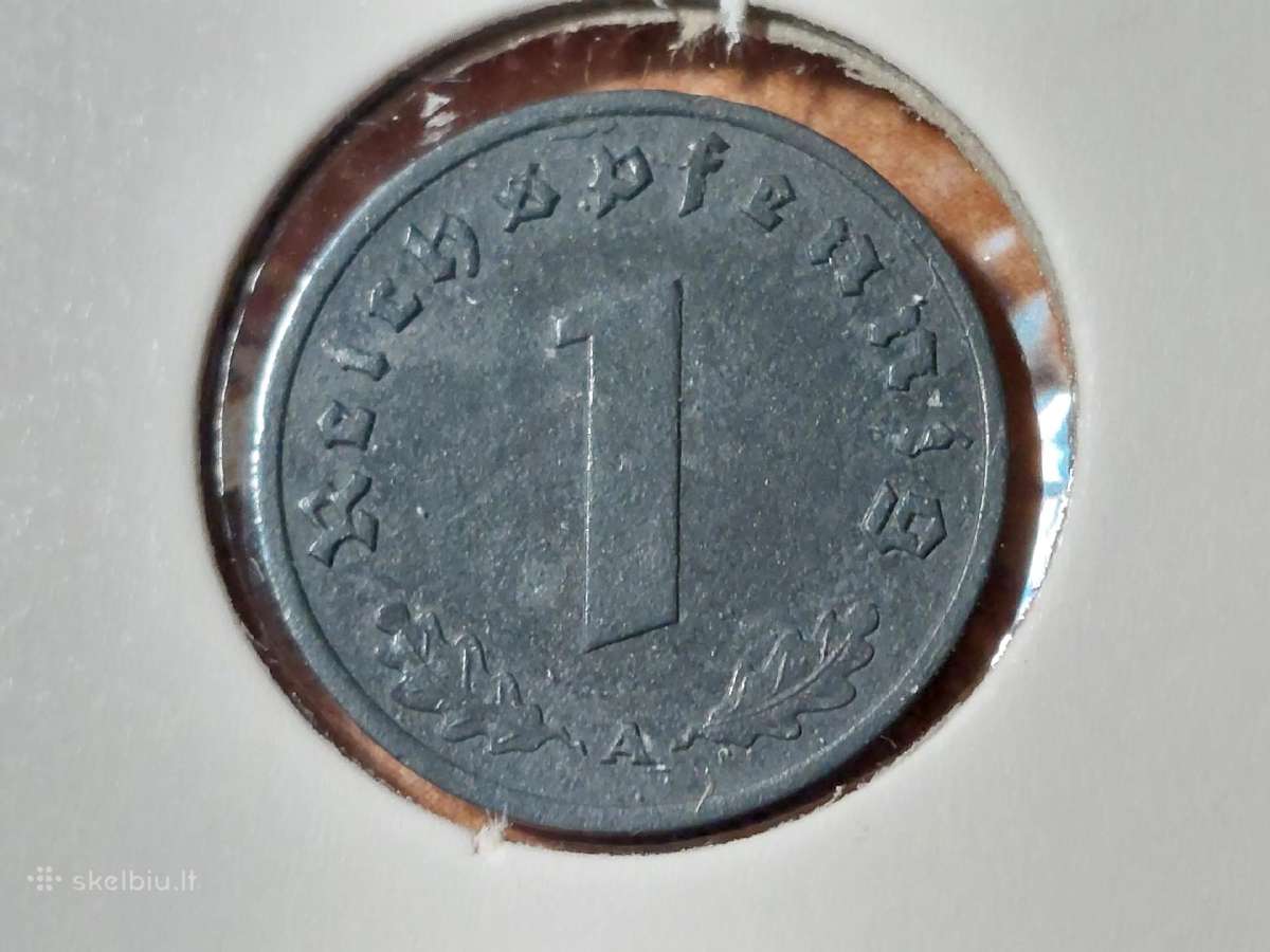 Vokietija 1 pfennig 1940 A