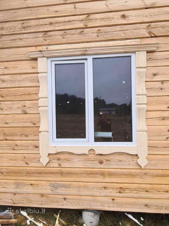 Medines kolonos,dekoratyvine apdaila is medienos - nuotraukos Nr. 7