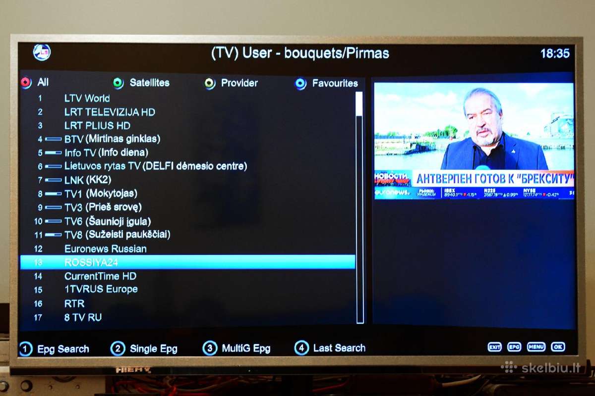Parduodamas palydovinės ir atžeminės TV imtuvas Vu - nuotraukos Nr. 5