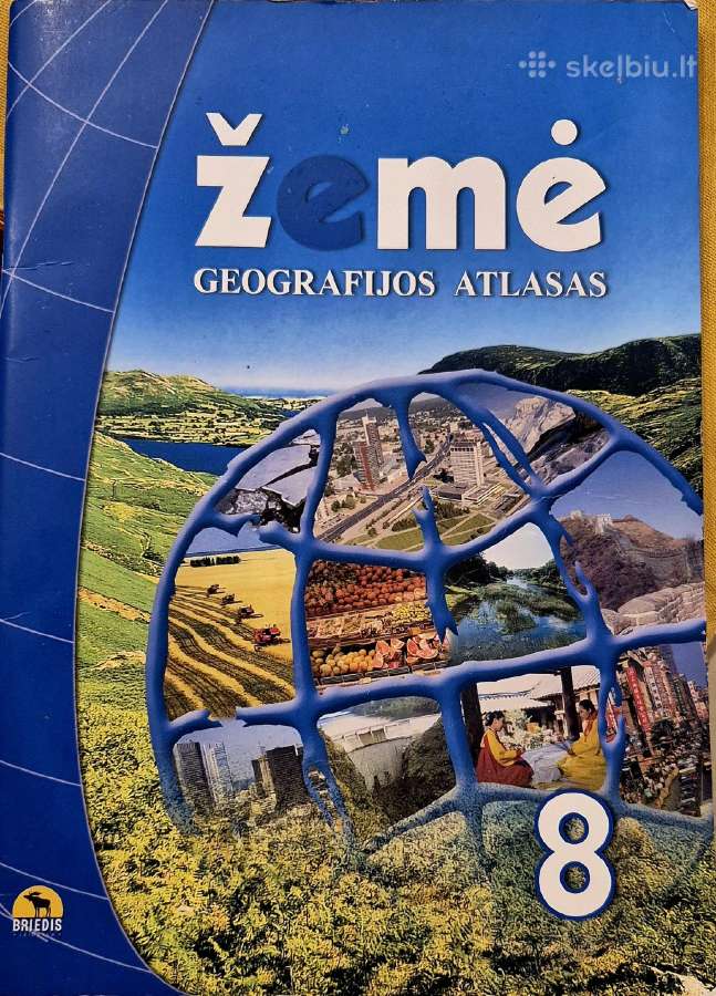 Geografijos atlasas "Žemė" 8 kl
