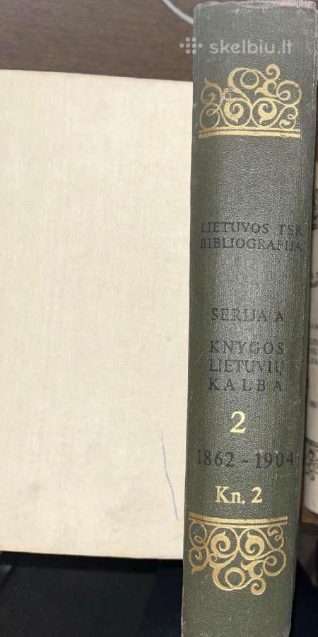 Lietuvos Tsr bibliografija. T.2 (1862_1904), Kn.2.