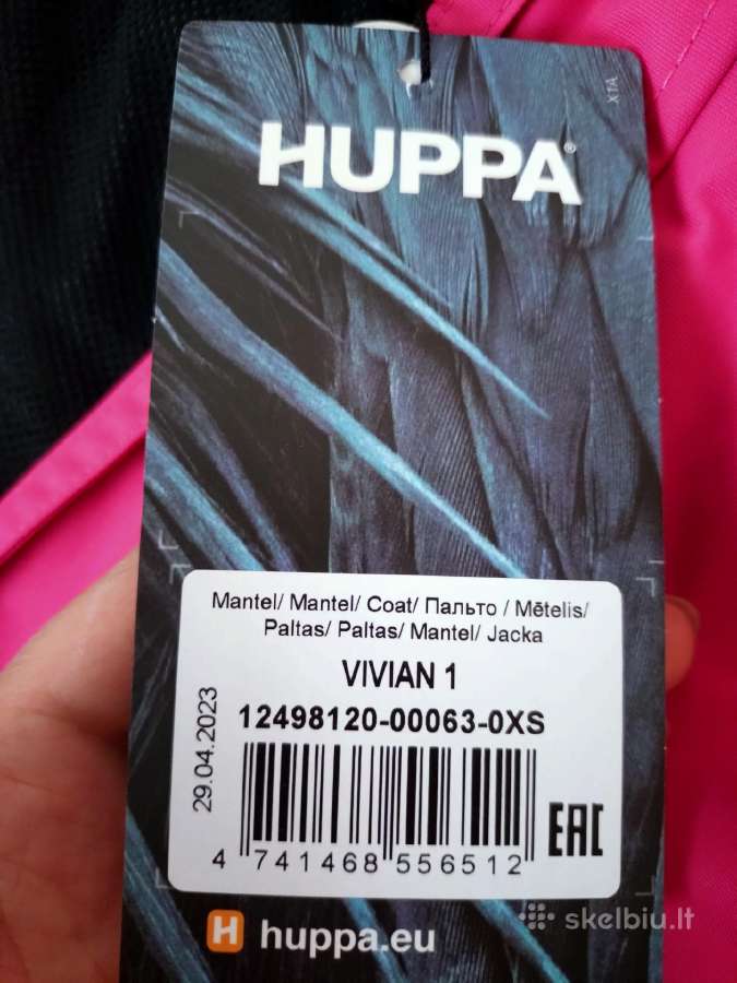 Huppa moteriška žieminė parka su natūraliu kailiu - nuotraukos Nr. 15