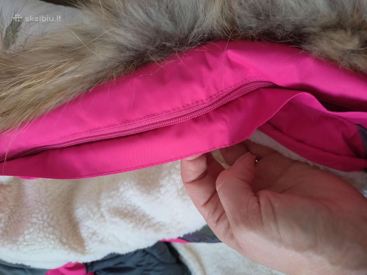Huppa moteriška žieminė parka su natūraliu kailiu - nuotraukos Nr. 12