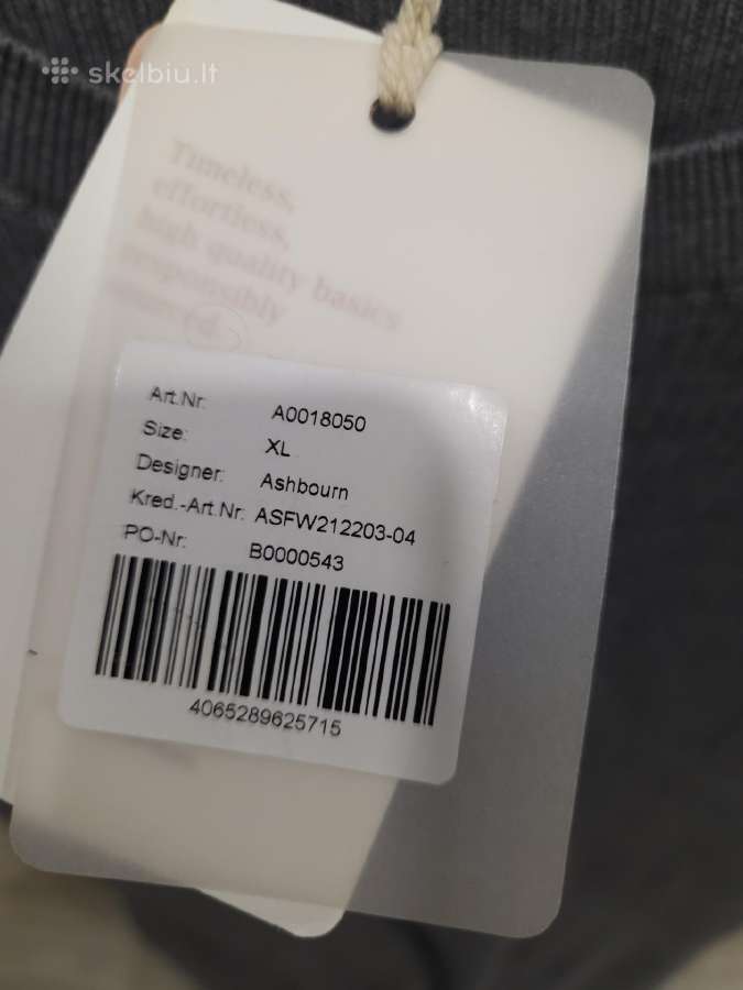 Pilka megzta merino vilnos suknelė - nuotraukos Nr. 2